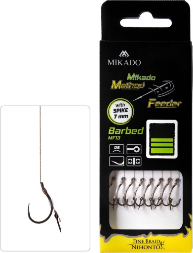 HÁČIKY Č.8 BOT 0,14 MOSTOVÝ JAZDEC S IHLOU 10cm 8ks MIKADO