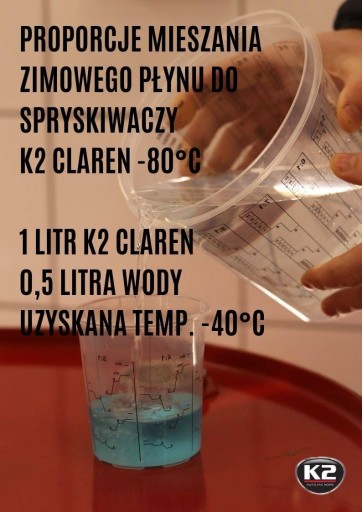 K2-claren-80c-1-l koncentrát kvapaliny do ostrekovačov