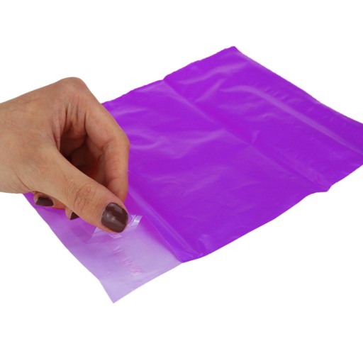 KURIÉRSKE FÓLIOVÉ BALENIA FÓLIE BAL 260x350mm B4 50 ks FIALOVÉ OBÁLKY FIALOVÉ