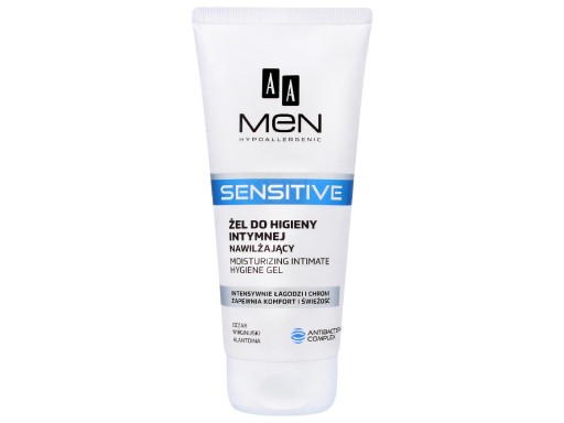 AA Men Sensitive Hydratačný gél na intímnu hygienu 200 ml