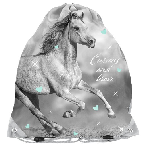 ŠKOLSKÁ TAŠKA NA OBUV HORSE PASO HORSE GREY