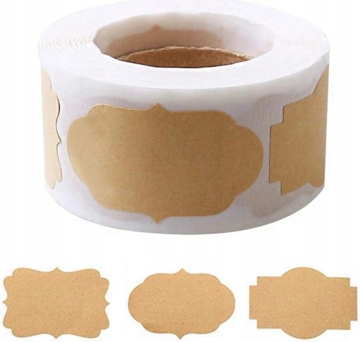 Samolepiace nálepky na koreničky 50x30mm 300 ks