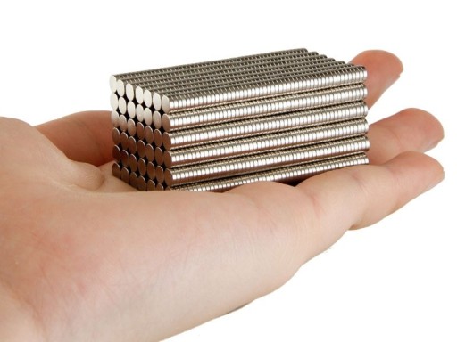 SILNÝ VALEC NEODYMIOVÝ MAGNET 5x3 10 KS