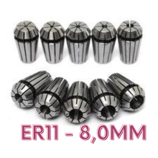 Objímka, klieština ER11 fi 8,0 mm DIN6499