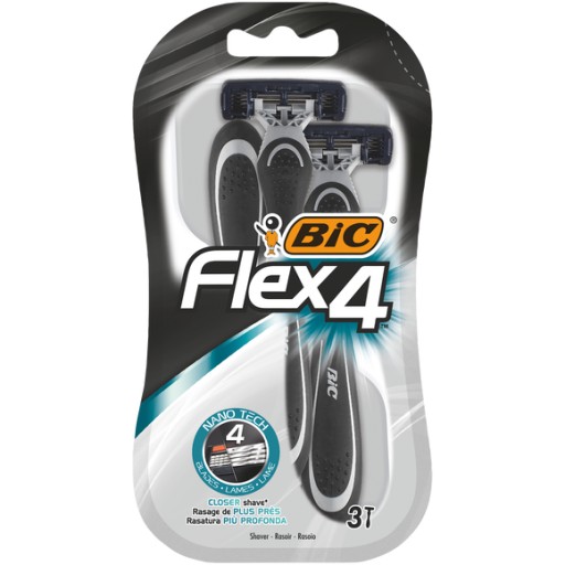 BIC FLEX 4 jednorazové holiace strojčeky 3 ks.