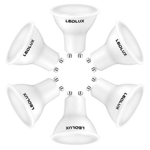 LED žiarovka GU10 5,5W = 50W SMD 4000K neutrálna Premium LEDLUX nebliká