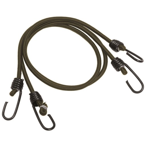 Popruhy Vojenské lanové háčiky bungee šnúra Mil-Tec expander 2 ks