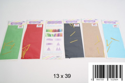 GARLANDOVÉ PAPIEROVÉ strapce 5KS 140CM RÔZNE FARBY