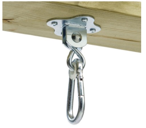 Montáž na rukoväť Swing Sling smerom dovnútra