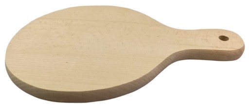 KRAJNÁ DOSKA OKRUHÁ S RÚDNOU 18 CM DREVO
