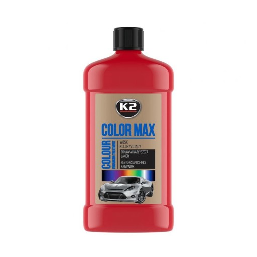 K2 COLOR MAX FAREBNÝ VOSK ČERVENÝ 500ml
