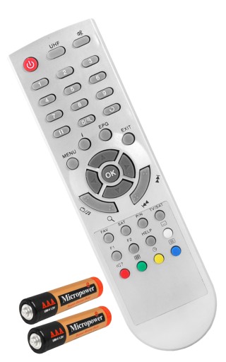 UNIVERZÁLNE DIAĽKOVÉ OVLÁDANIE PRE GLOBO / OPTICUM TUNER DEKODÉR BEZPLATNÉ BATÉRIE