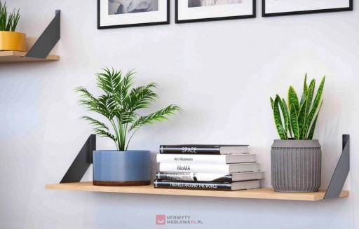 Podpora police, podpora LOFT Black FLAT