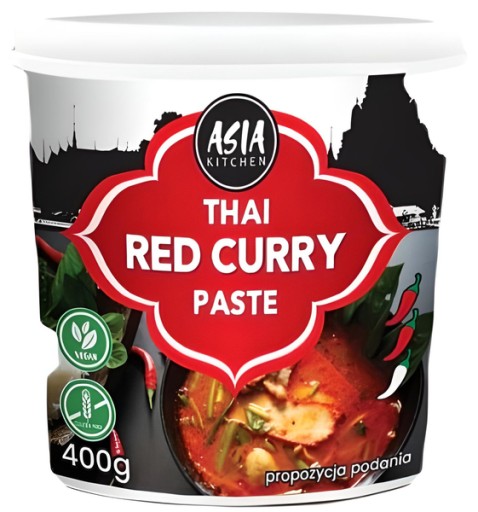 Červená kari pasta 400g - Asia Kitchen