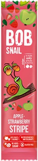 SNAIL Bob Slimáčia tyčinka STRIP jablko-jahoda 14 g | OVOCNÁ OBJEDNAČKA