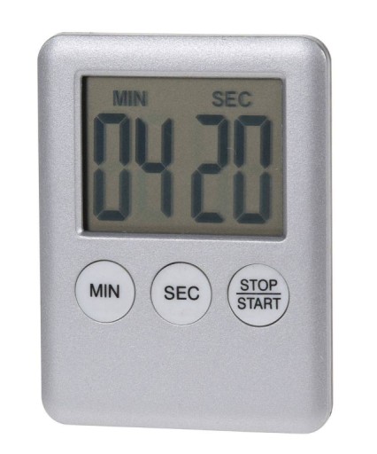 ELEKTRONICKÝ KUCHYŇSKÝ ČASOVAČ S MAGNETOVÝM PRESNÝM ČASOVAČOM