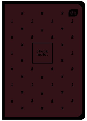 Zápisník A5/32 Line 70g SoftTouch Chess Interprint