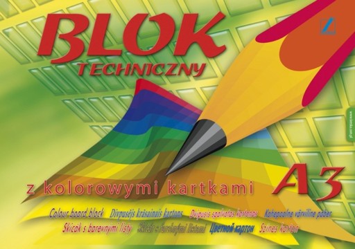 Technický blok A3/10k. farebná čiara