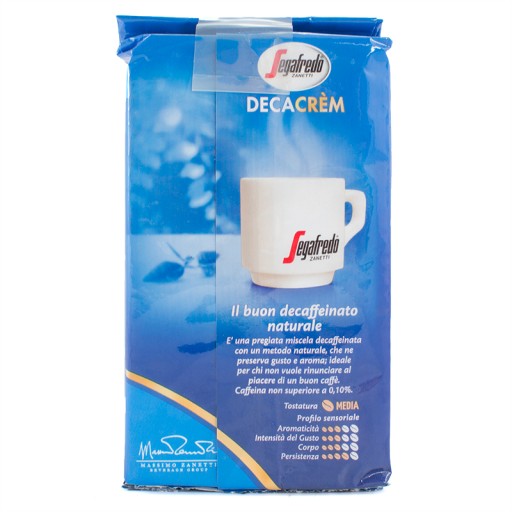 Segafredo mletá káva bez kofeínu 250 g