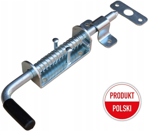 ZÁMEK ZÁMKU PRE ZAVÁRANIE ZÁMKU BRÁNY S PRUŽINOU ZINKOVANÝ 22cm