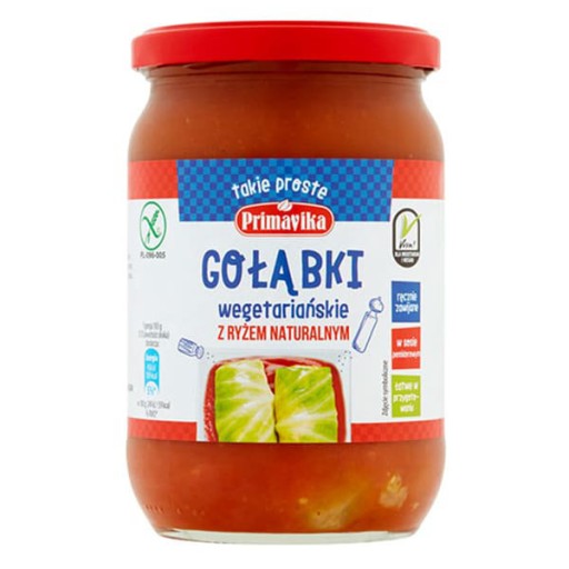 Vegetariánska kapusta plnená ryžou natural 480g