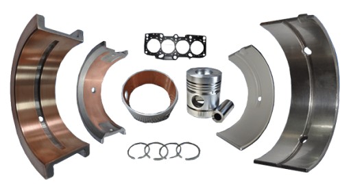 KLZNÉ POUZDRO PAP OCEL HNEDÉ LOŽISKO PTFE EU SF-1 S TEFLÓNOM BS 50x55x40