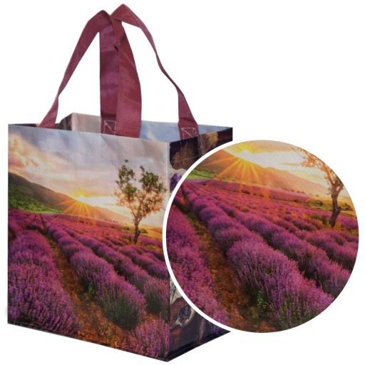 NÁKUPNÁ TAŠKA miniTAŠKY Levanduľa 26x15x27cm 10L