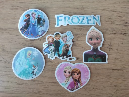 VEĽKÁ SADA MRAŽENÝCH NÁLEPOK ELSA ANNA 50 KS