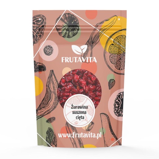 Sušené rezané brusnice 500 g