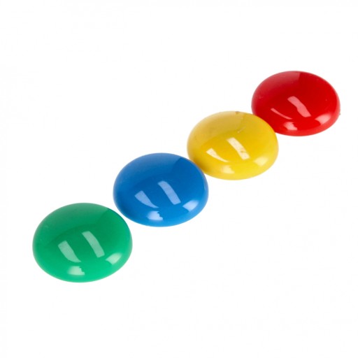 CONVEX MAGNETS 29mm mix COLORS sada 6 magnetov STARPAK CHLADNIČKA