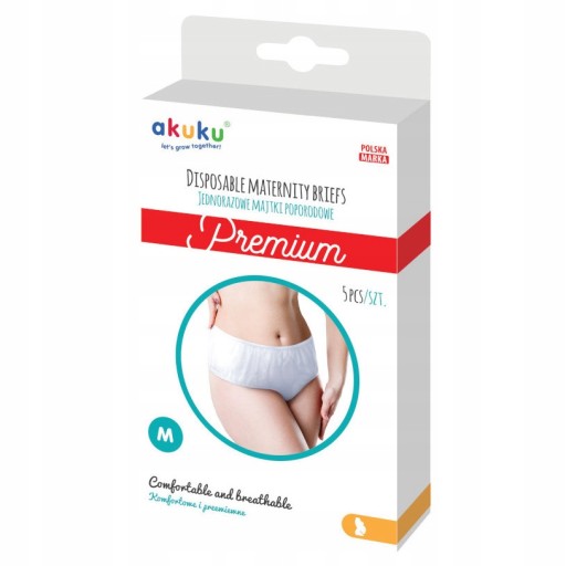 AKUKU PÓRODNÉ NOHAVIČKY JEDNORAZOVÉ 5 KS M