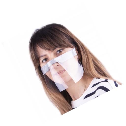 Flexibilná mini maska na tvár MASK šedá
