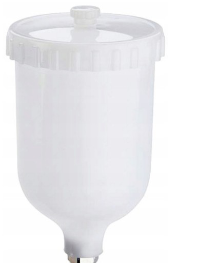 Plastová nádrž na pištoľ, 600 ml, vnútorný závit.