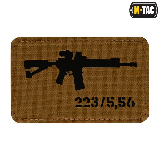 Nášivka na znak AR-15 223/5,56 laserom rezaný Coyote/Black M-Tac