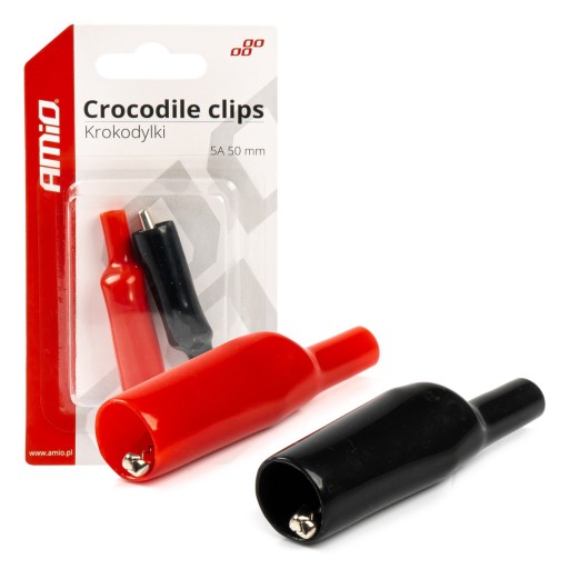 AMIO CROCODILE CLIPS SVORKY BATÉRIE 5A