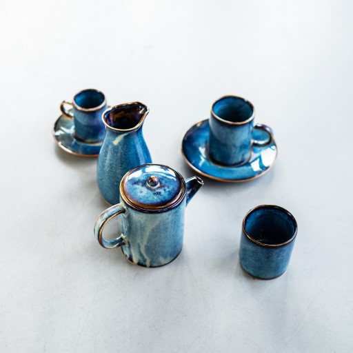 DEEP BLUE Šálka na espresso 90 ml / VERLO