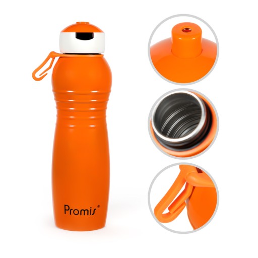 Fľaša na vodu Promis TMB-07A oceľový hrnček 700 ml