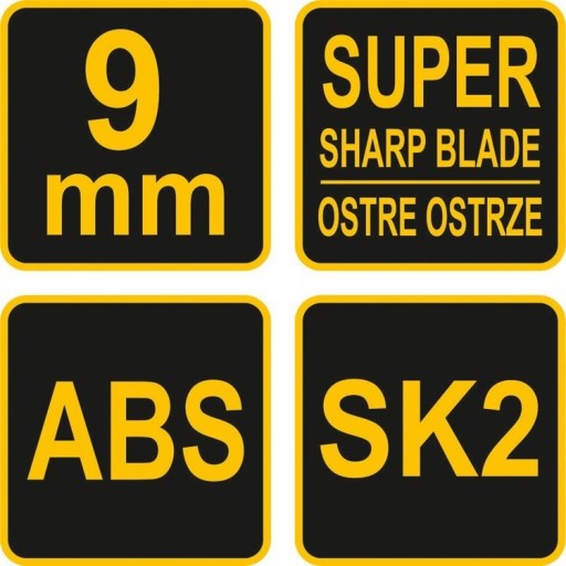 Nôž s lámacou čepeľou 9MM Vorel 76101