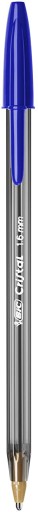 MODRÉ BIC CRISTAL VEĽKÉ GULIČKOVÉ PERO 1,6 mm MODRÉ x 10 kusov