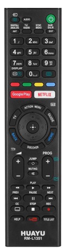 UNIVERZÁLNE DIAĽKOVÉ OVLÁDANIE PRE SONY NETFLIX YOUTUBE TV BATERIE ZDARMA