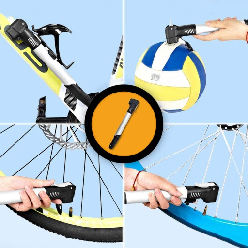 TELESKOPICKÁ PUMPA NA BICYKEL, RUČNÁ, PRENOSNÁ, SILNÁ, MINI NA RÁM BICYKLA