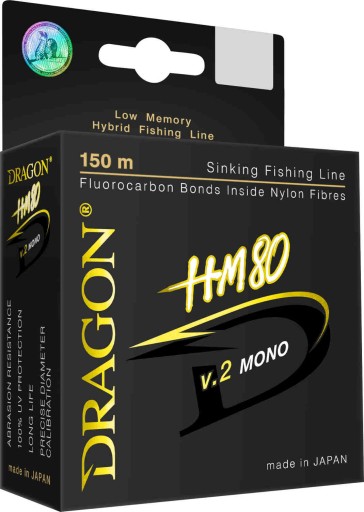 HM80 v.2 MONO vlasec 0,223mm 6,37kg 150m DRAGON