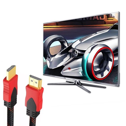 KÁBL HDMI FULL HD UHD 4K 3D VYSOKORYCHLOSTNÝ KÁBEL 3 METRE