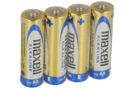 Alkalické batérie MAXELL ALKALINE AA LR6 4ks x2