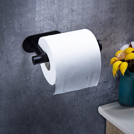 SAMOLEPIACI TOALETNÝ PAPIER, ČIERNA, BEZ VŔTANIE, 3M