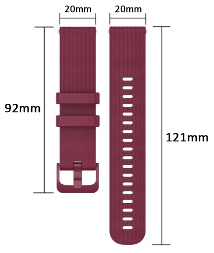 20 mm remienok pre GARMIN VIVOACTIVE 3 MUSIC VIVOMOVE HR STYLE VENU SMARTWATCH