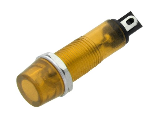 Neónový INDIKÁTOR 6mm (žltý) 230V