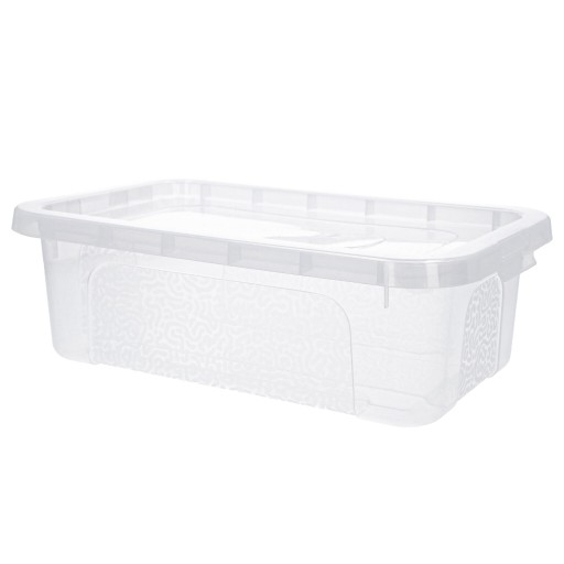 PLASTOVÝ NÁDOB 4,5L box, priehľadný organizér, plastový box