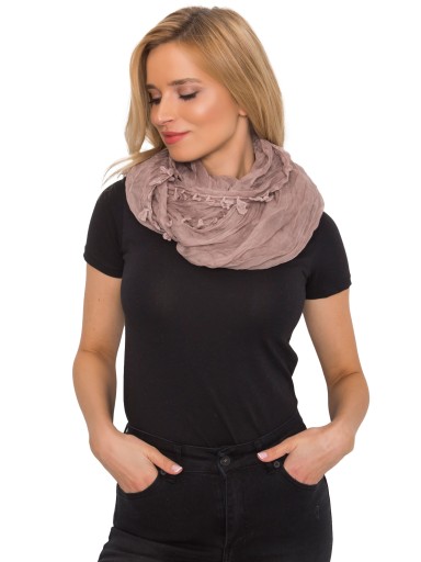Dámsky šál, šál, BANDANA, so strapcami