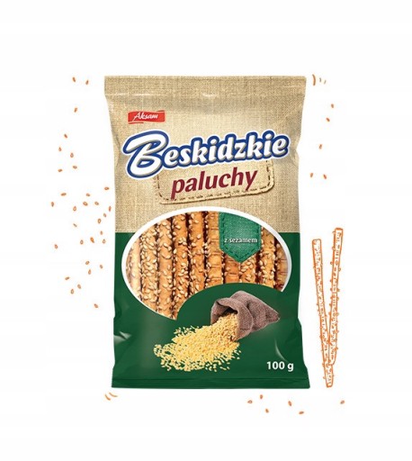Beskidzkie Paluchy so sezamom 100g AKSAM